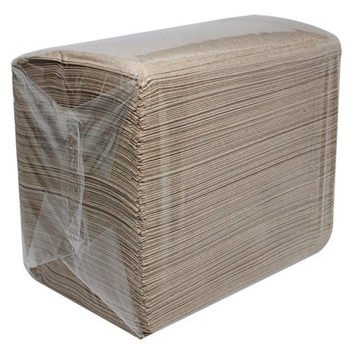 Karat KN-D1517-2K 15"x17" 2 Ply Dinner Napkins- Kraft (Case of 3000)