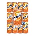 Bundle of Orange Soda Mini Soda Cans, 7.5 oz Soft Drinks Bulk Snacks Pack, Small Refrigerator & Snack Pantry Drink 12 Count Beverage Bedroom & Kitchen