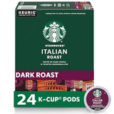 Starbucks K-Cup Coffee Pods, Dark Roast Coffee, Italian Roast for Keurig Brewers, 100% Arabica (24 pods total)