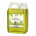 4 LBS/64 FL.OZ Certified Organic Unrefined Extra Virgin Raw Avocado Oil