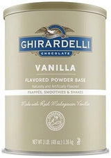 Ghirardelli Premium Vanilla Flavored Powder Base, 3 Pound -- 6 per case.