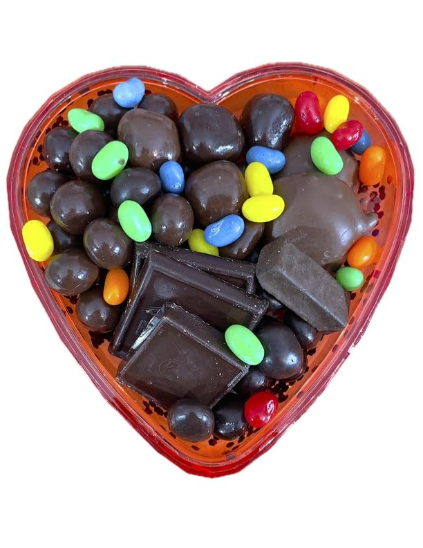 Valentine Day Gift Basket Hand-Crafted stuffed with chocolates, cookies, snacks, candies, Gifts for Women, Love, Families, Appreciation, Men, Thank