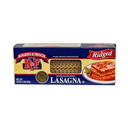AIPC Ravarino and Freschi Ribbed Lasagna, 1 Pound -- 12 per case.