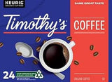Timothy's World Coffee, French Vanilla, K-Cup Portion Pack for Keurig K-Cup Brewers, 24-Count (Pack of 2)