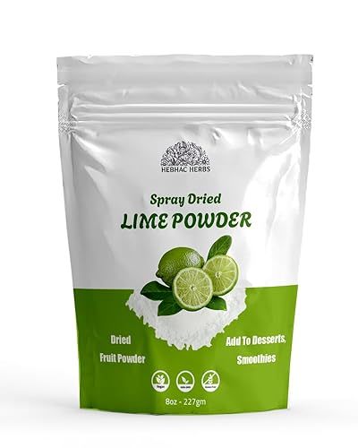 Lime Juice Powder 227g | Dried Lime Powder -Drink | Perfect for Baking, Smoothies, Hot or Cold Drink