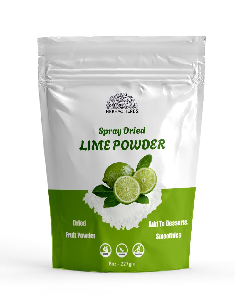 Lime Juice Powder 227g | Dried Lime Powder -Drink | Perfect for Baking, Smoothies, Hot or Cold Drink