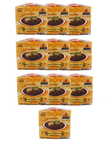 Juquilita COLORADITO Mole Paste 17 Ounces (10 Pack)