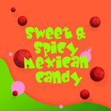 Vero Picamelon - Watermelon Flavored Chewy Gummy Treats Coated in Chili Powder 100 Pieces (Net Wt. 1 Lb, 5,15 Ounces) - Individually Wrapped Mexican