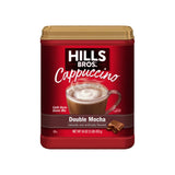 Hills Bros. Instant Cappuccino Mix, Double Mocha 16 Ounces- Frothy, Decadent Cappuccino with a Deep, Rich Chocolate Flavor (Pack of 6)