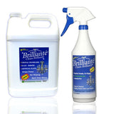 BRILLIANTÉ Crystal Chandelier Cleaner Manual Sprayer 32oz Spray Bottle & Gallon Refill, Environmentally Safe, Ammonia-Free, Drip-Dry Formula, Made in
