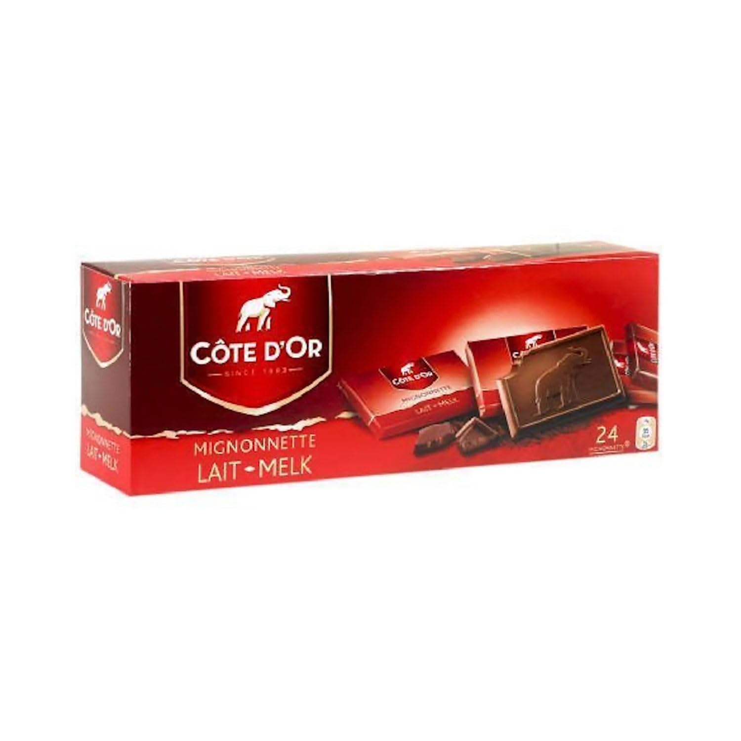 Cote D'Or Mignonnettes Milk Chocolate Bar, 1.0 Ounce, Belgian Chocolate, Individual Box
