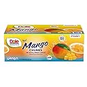 Dole Mango Chunks Fruit Cups in 100% Juice, 4 Ounce Cups (16-Count)