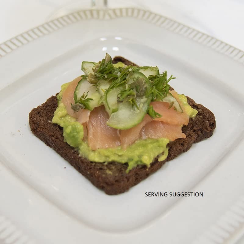 S.Rosens Cocktail Rye Bread - Pumpernickel (Case of 4 Loaves)