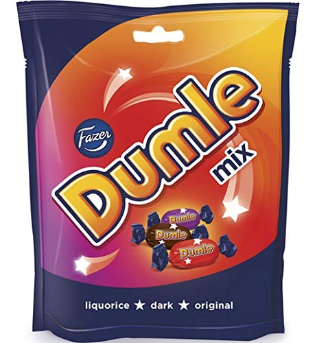 Fazer Dumle mix Chocolate 4 Packs of 220g 7.8 oz
