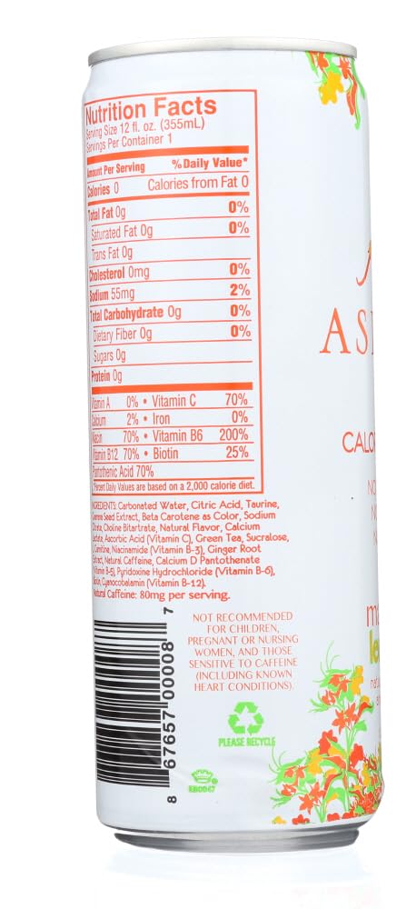 Aspire Drink Energy Mango Lemonade Single, 12 fl oz