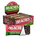 88 Acres Seed Protein Bars, Chocolate Cherry, 9 Count, 12g Plant-Based Protein, Gluten Free, Nut Free, School Safe Snack Bar, Vegan, Non-GMO