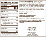 FERIDIES Virginia Peanuts, Thai Turmeric Chili Flavor, 9 Oz, All Natural, Non GMO, Kosher Certified Gourmet Peanuts