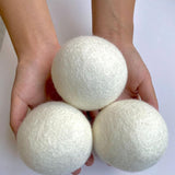Wool Dryer Balls-Wool Balls Replaces Dryer Sheets-Wool Balls for Dryer-Laundry Balls for Dryer-Machine Anti Winding Shortens(Pack of 4)