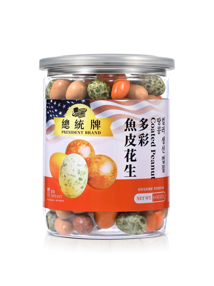 President Brand Peanuts Snacks Flavor Peanuts Coated Peanut Mix Crackers ???? ???? ??????8oz