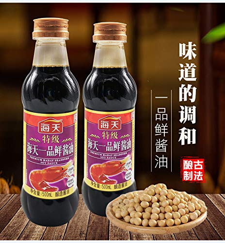 Haday Premium Seasoned Soy Sauce ?? ??????? 500ML/16.90oz (pack of 2)