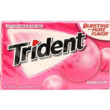 Trident Trident Bubblegum Sugar Free Gum, 14 Piece Pack, 0.94 ounce