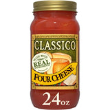 Classico Rustic Flavors Pasta Sauce (Caramelized Onion & Roasted Garlic + Spicy red Pepper + Roasted Garlic + Four Cheese) (Variety Pack)