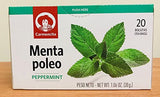 Carmencita Peppermint Tea / Te de Menta Poleo 20 Envelopes Net.Wt 1.06 oz