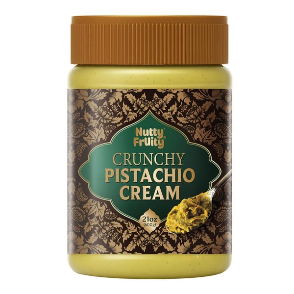 Dubai Chocolate Pistachio Cream with Kadaif - 21oz Viral TikTok Recipe Spread | Premium Crunchy Nut Butter for Trending Chocolate Bars & Middle