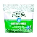 Charlie’s Soap Laundry Powder (50 Loads, 1 Pack) Hypoallergenic Deep Cleaning Washing Powder Detergent - Eco-Friendly, Safe, and Effective