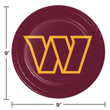 Trendware Washington Commanders Tailgating Kit, Serves 8, Officially Licensed