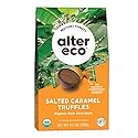 Alter Eco | Salted Caramel Truffles | 58% Pure Dark Cocoa, Fair Trade, Organic, Non-GMO, Gluten-Free Dark Chocolate Truffles (10 Count (Pack of 1))