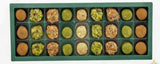 OMNIYA Delicacy Golden Dates - Luxury Date Dessert Treats, 27 Pieces w/Pistachio, Lotus, Sesame & Almond - Gourmet Mediterranean Gift Box
