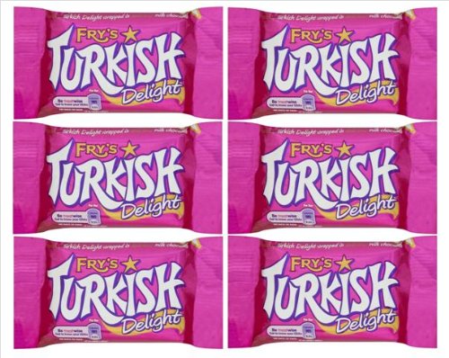 Fry's Turkish Delight Chocolate 51g x 6 Bars