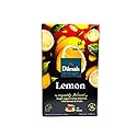 Dilmah Lemon Flavored Black Tea - Pure Ceylon Black Tea with Flavor of Real Lemon - 20 Tea Bags