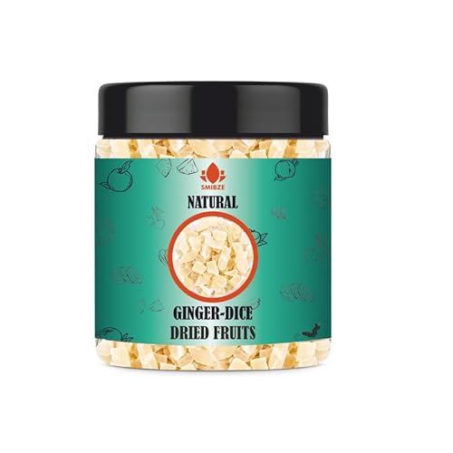 SMIBZE Natural Ginger Dice - Dried Fruits 6 OZ / 170 Gram