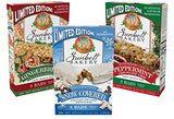 Sunbelt Bakery Winter Seasonal Variety Pack, 1 Box of Gingerbread, 1 Box of Peppermint Chocolate Chip, and 1 Box of Snow Covered Chocolate Chip Chewy