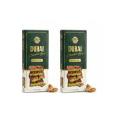 Moda Dubai Chocolate Bar - Premium Milk Chocolate with Pistachio Cream & Crispy Kataifi Filling, Gourmet Dubai Style Chocolate, Authentic Middle