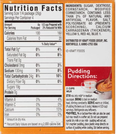 Jellos Butterscotch Cook & Serve Instant Pudding & Pie Filling Pack of 3 3.5 oz Boxes (Total 10.5 oz) Jello w/Exit 28 Bargains Sticker