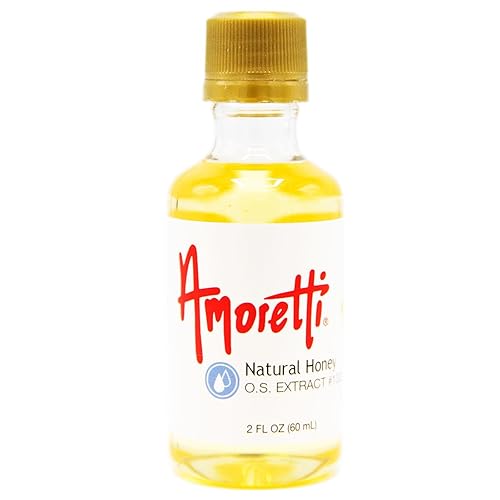 Amoretti - Natural Honey Extract Oil Soluble 2 oz - Highly Concentrated & Perfect For Pastry or Savory applications, Preservative Free, Vegan, Kosher