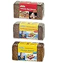 Mestemacher Natural High Fiber Bread Variety Pack - Fitness, Rye & Sunflower Seed - Whole Grain, Vegan, Non-GMO, Kosher - 17.6 oz Each (3-Pack)
