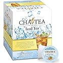 Cha4Tea 36-Count Premium Ice Black Tea K-Cups, Unsweetened Brew Over Ice Tea Pods Compatible with Keurig 2.0, Bold & Full-Bodied Single Serve Tea