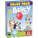 Bluey Fruit Flavored Snacks, Fat Free and Gluten Free Snacks, 17.6 oz (22 Pouches)