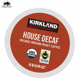KING BUY BOX Cup 1 PCS Bundle with Organic House Decaf Coffee K-Cups, 120 Count. compatible with Kirkland Signature
