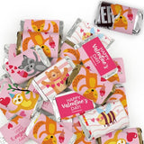 34 Pcs Valentine's Day Candy Favors Miniatures Chocolate - No Assembly Required - Cuties