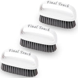 Scrub Brush, Soft-Medium Bristle Scrub Brush with Handle - All-Purpose Cleaning Brushes for Kitchen, Bathroom, Shower, Tile, Grout, Sink & Floor