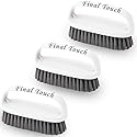 Scrub Brush, Soft-Medium Bristle Scrub Brush with Handle - All-Purpose Cleaning Brushes for Kitchen, Bathroom, Shower, Tile, Grout, Sink & Floor