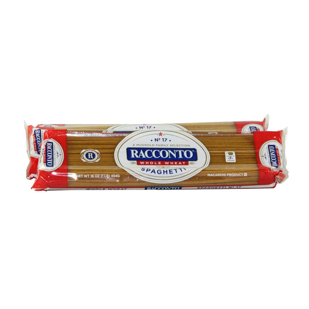 Racconto Whole Wheat Spaghetti, 16-Ounce Packages (Pack of 20)