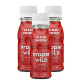 Proper Wild Shot Energy Apple 2.5 fl oz - Energy Shots - Proper Wild Juice Shots - Focus Factor for Work and Study - Pack of 3