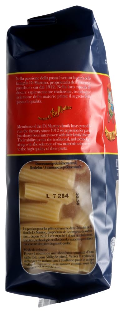 Pastificio G. Di Martino Elicoidali Pasta, Vegan Friendly, Kosher, Non-GMO, 1 Lb, 16 Ounce (Pack of 6)