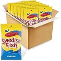 SWEDISH FISH Soft & Chewy Gummy Candy, Bulk Candy, 12-8 oz Bags